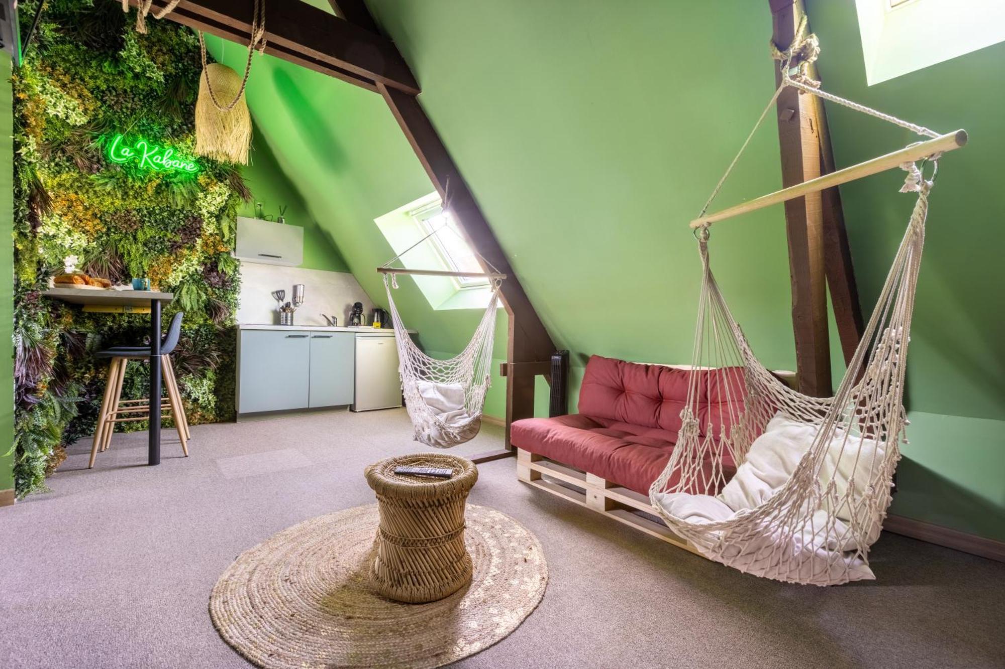 La Kabane , Appartement Proche Centre Et Plage Avec Experience Decoration Jungle Unique Льо Портел Екстериор снимка